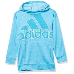 adidas Girls' Hooded Fleece Tunic Pullover