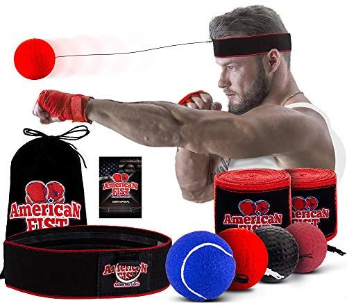 American Fist Boxing Reflex Ball Set