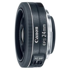 Canon EF-S 24 mm Wide-Angle Interchangeable Camera and Video Camera Lens