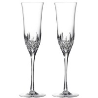Waterford Lismore Essence Crystal Toasting Flute, 8 oz., 2 Count
