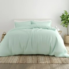 Noble Linens Microfiber Duvet Insert, Queen, King, Twin, Green