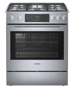 Bosch 800 Series 4.8 Cubic Foot Slide-In Gas Range with Convection