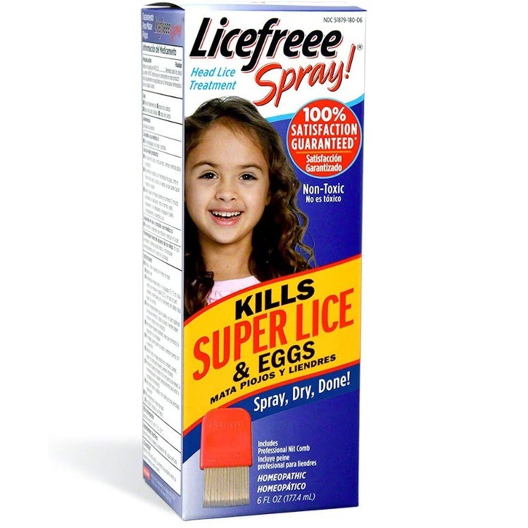 Licefreee Spray! Tec Labs Head Lice Spray