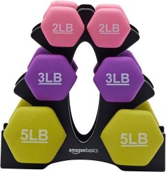 AmazonBasics Neoprene Dumbbells