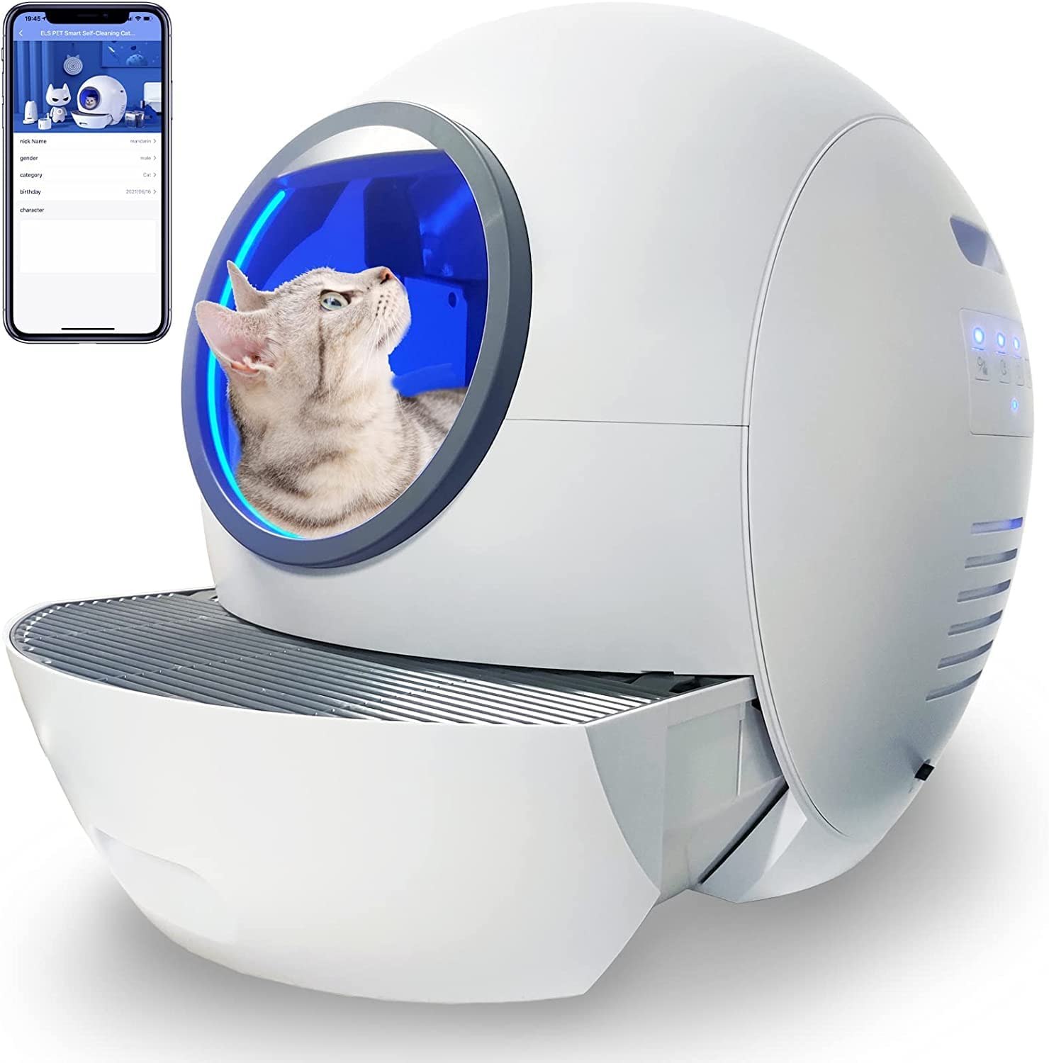Hillpig Self-Cleaning Cat Litter Box