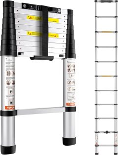 VEVOR 10.5-Foot Telescoping Ladder