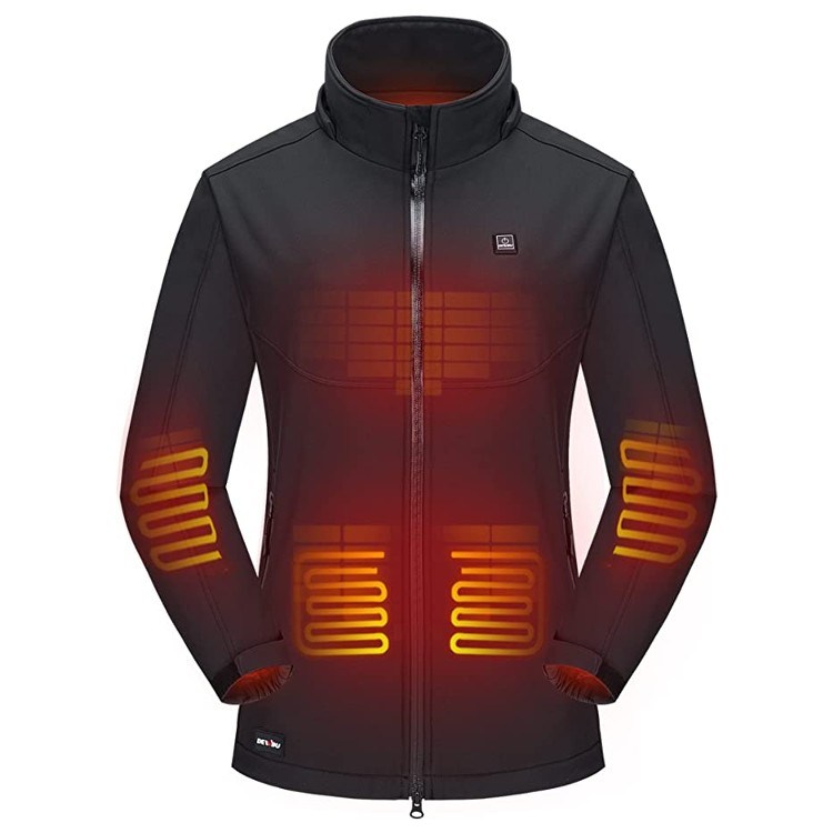 Dewbu Soft Shell Heated Jacket for Women