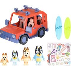 Bluey Heeler Family 4WD Vehicle and 4 Figure Pack