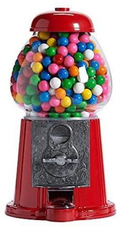 Single Classic Bubble-Gum Machine with Stand