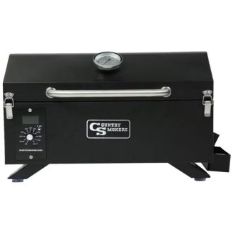 Country Smokers Traveler Frontier Series Portable Compact Wood Pellet Grill