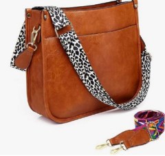 AUYOCO Vegan Leather Crossbody Bag