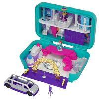 Polly Pocket Hidden Places Dance Par-taay! Case with Party Dolls and Accessories