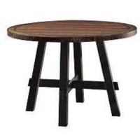 Millwood Pines Whyte Solid Wood Dining Table