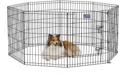 MidWest Homes for Pets Folding Metal Exercise Pen