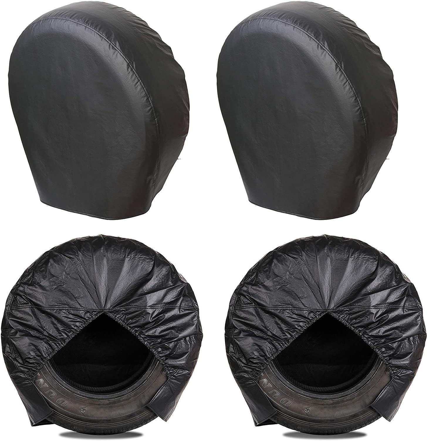 MOONET Tough Tire Covers for RV Wheel-4 Pack