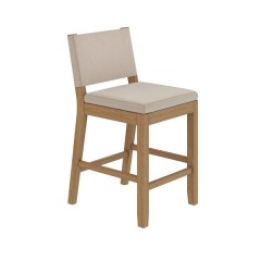 Nathan James Linus Modern Upholstered Bar Stool