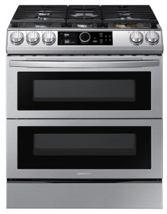 Samsung 6.0 cu ft. Smart Slide-in Gas Range with Flex Duo