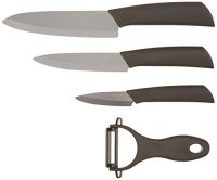 Oster Ostead 4-Piece Ceramic Blade with Sheath Cutlery Set