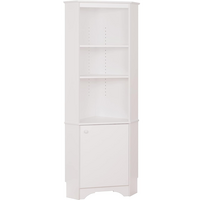 Prepac Elite Tall 1-Door Corner Storage Cabinet