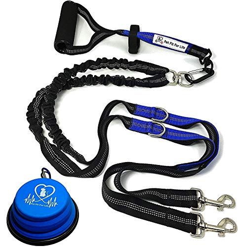 Pet Fit For Life Light Weight 64&quot; Premium Dual Dog Leash
