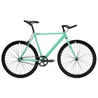 Critical Cycles Classic Fixed-Gear Single-Speed Track Bike with Pursuit Bullhorn Bars
