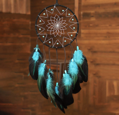 WOW DING Dream Catchers Handmade, Boho Traditional Circular Net for Wall Hanging Decor