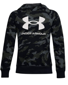 Under Armour Boys' Rival Fleece Printed Hoodie