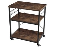 AZL1 Life Concept Life Concept Kitchen Microwave Cart 3-Tier Kitchen Utility Cart