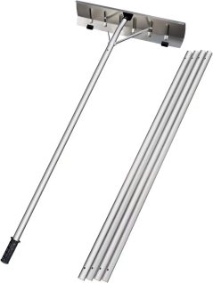 GnL Recsports 20-Foot Aluminum Snow Rake