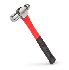 TEKTON Jacketed Fiberglass Ball Pein Hammer, 16 oz.