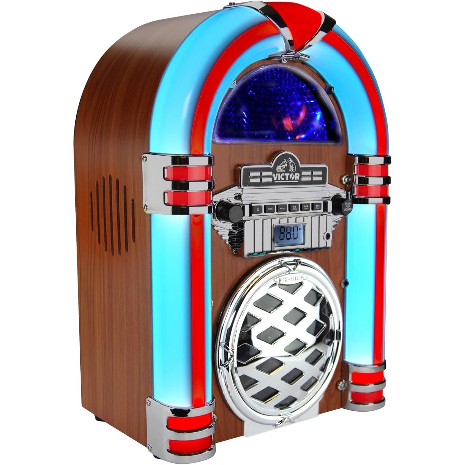 5 Best Jukeboxes May 2025 BestReviews Victor Broadway Desktop Jukebox 1
