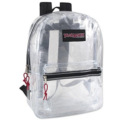 sturdy clear backpacks